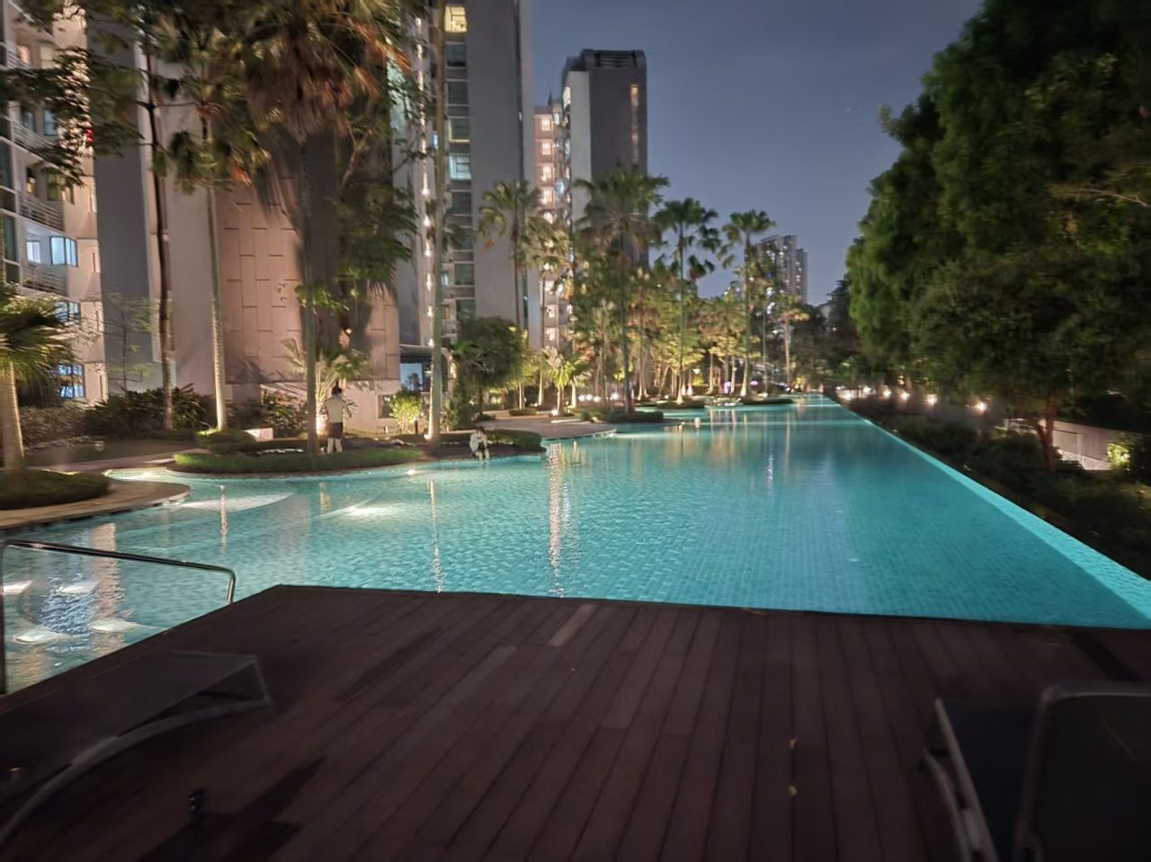 Evening Pool